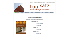 Desktop Screenshot of bau-satz.net