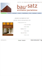 Mobile Screenshot of bau-satz.net