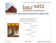 Tablet Screenshot of bau-satz.net
